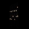 L26316 6 Vertical Staggered Spiral Alabaster Floor Lamp