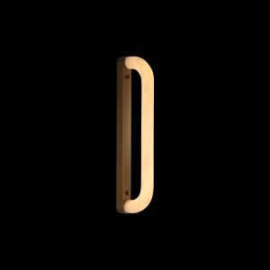 Vertical D-Shape Alabaster Wall Sconce-600B