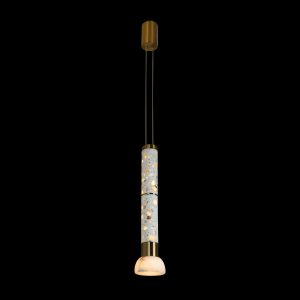 Terrazzo Cylinder Pendant Light